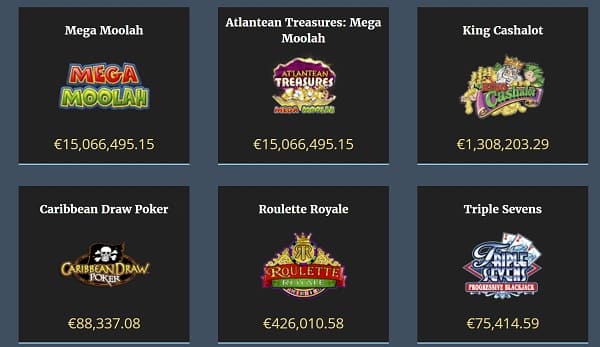 casino kingdom progressive jackpot