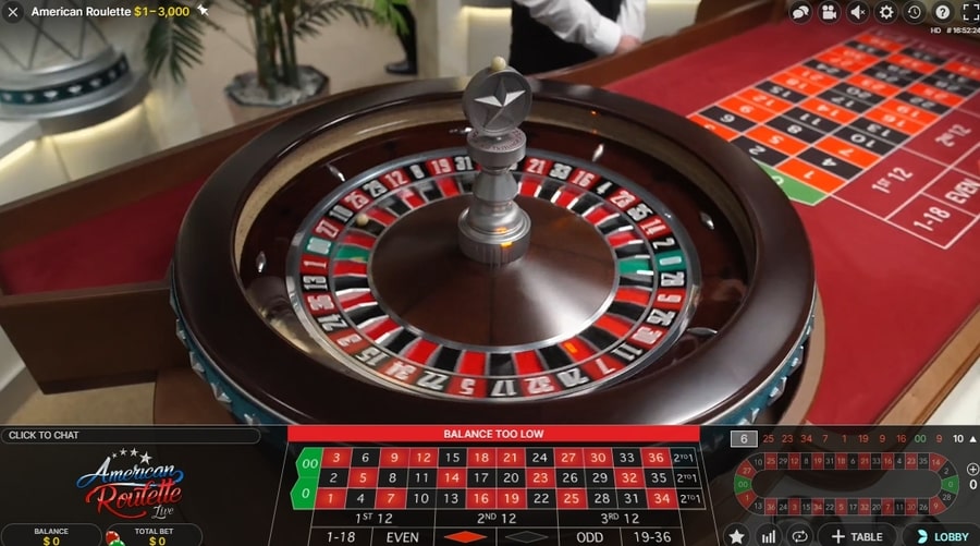 Pick a Live Dealer Roulette Table