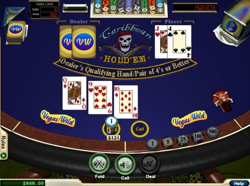 Caribian holdem