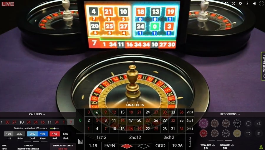 auto live roulette