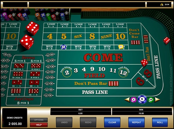 classic online craps