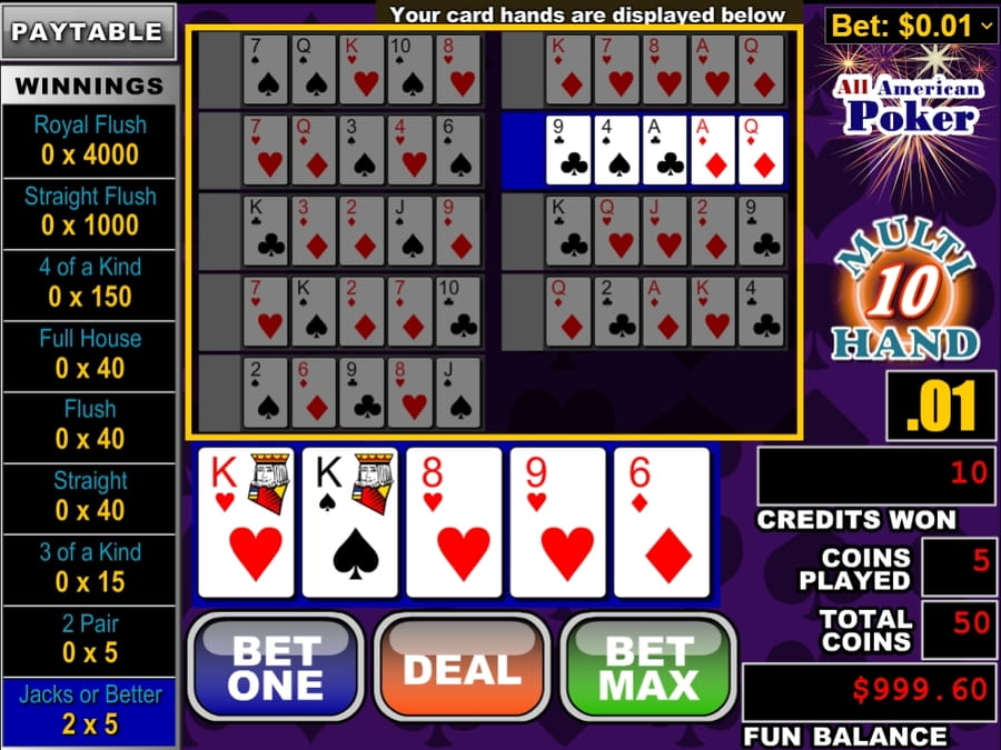 video poker